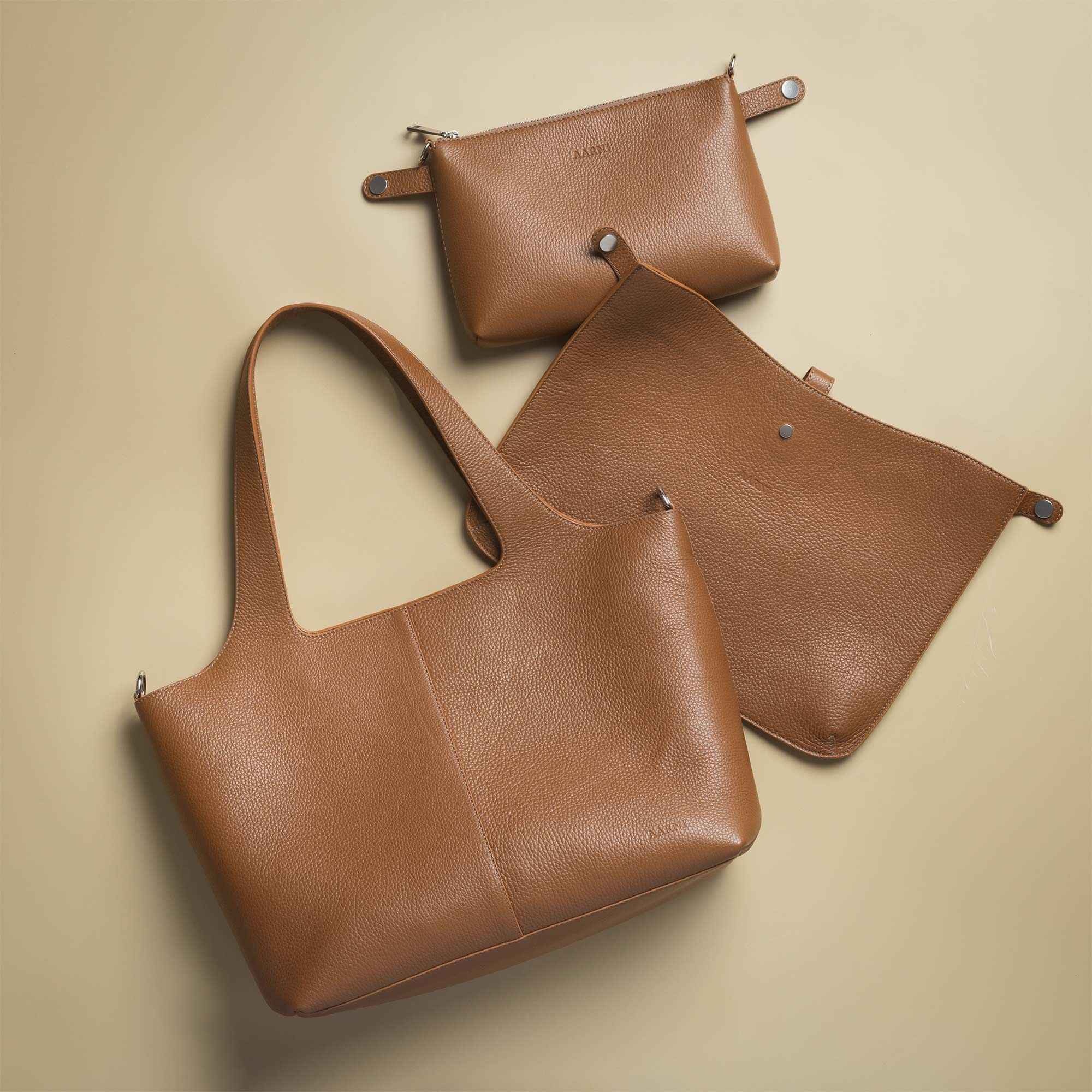 Aava Pouch Bag (Cognac) - Image 5