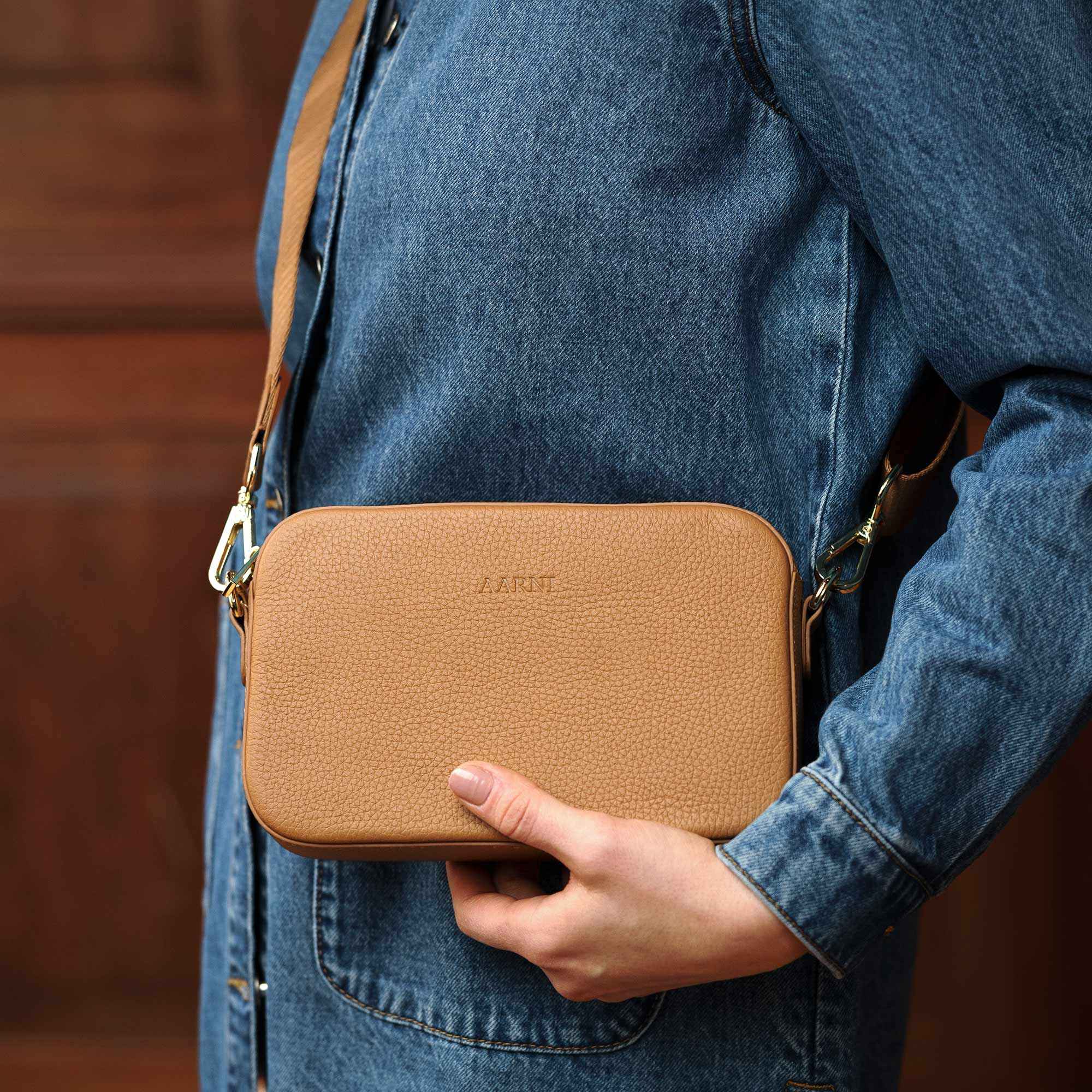 Crossbody Bag (Cognac) - Image 3