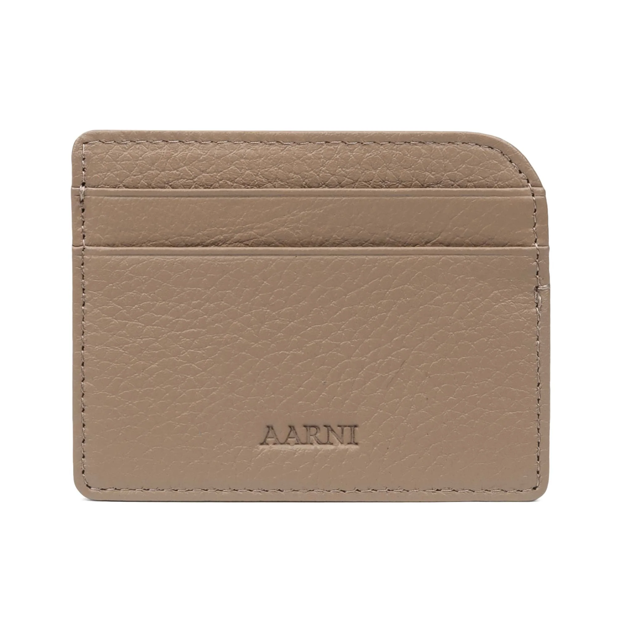 Elk Leather Card Holder (Sand)