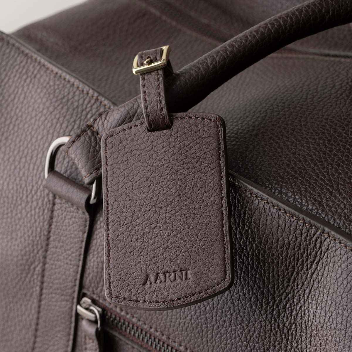 Elk Leather Luggage Tag - Image 4