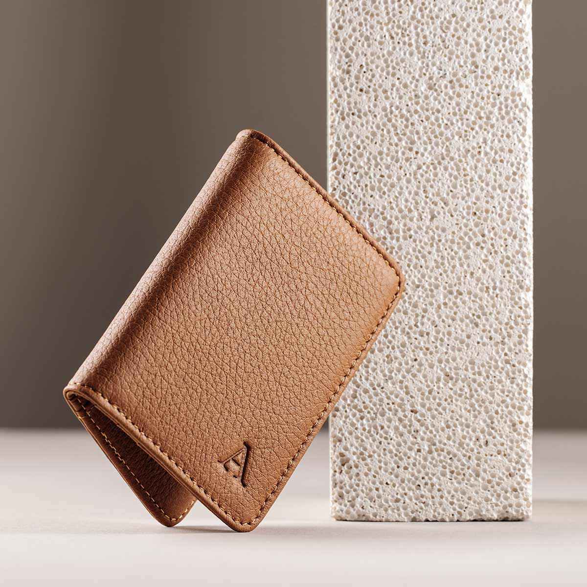 Elk Leather Wallet (Cognac) - Image 4