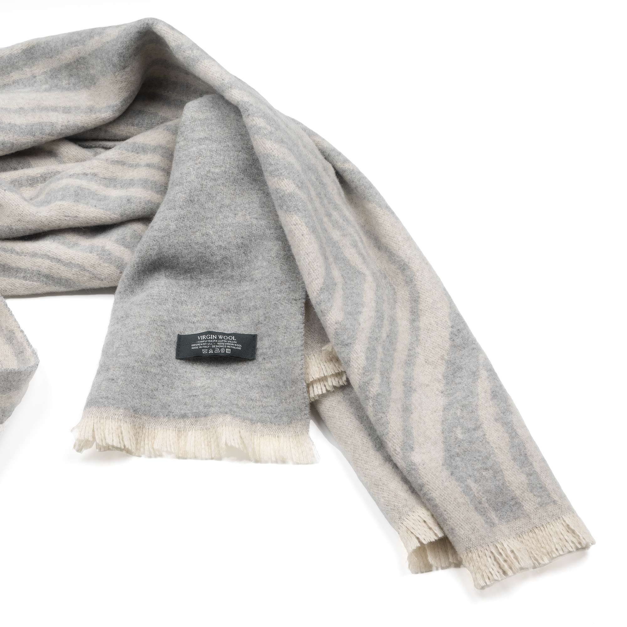 Jacquard Wool Scarf - Image 3