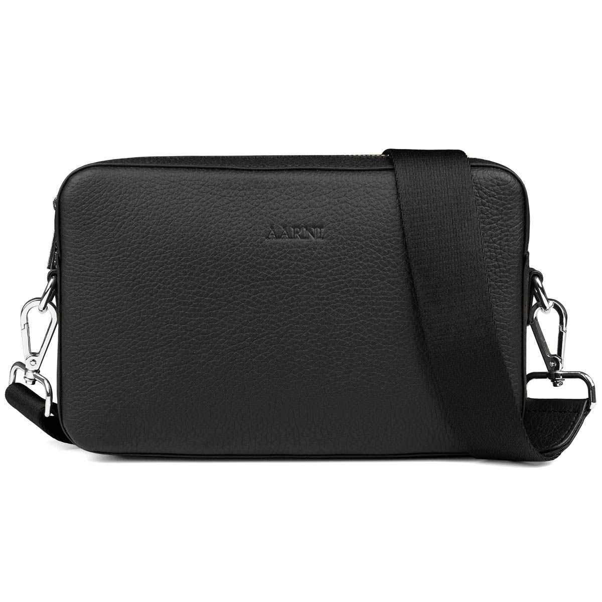 Large Crossbody Bag (Black) - Image 6