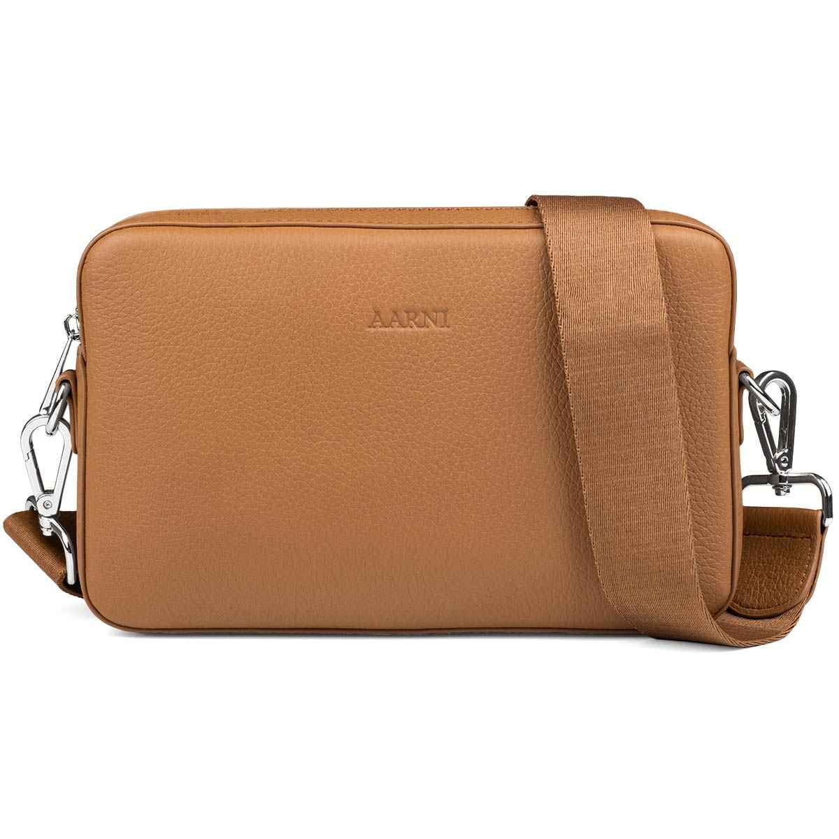 Large Crossbody Bag (Cognac) - Image 5