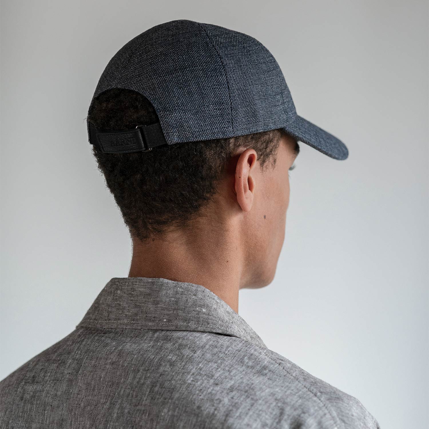 Linen Cap (Indigo Blue) - Image 3