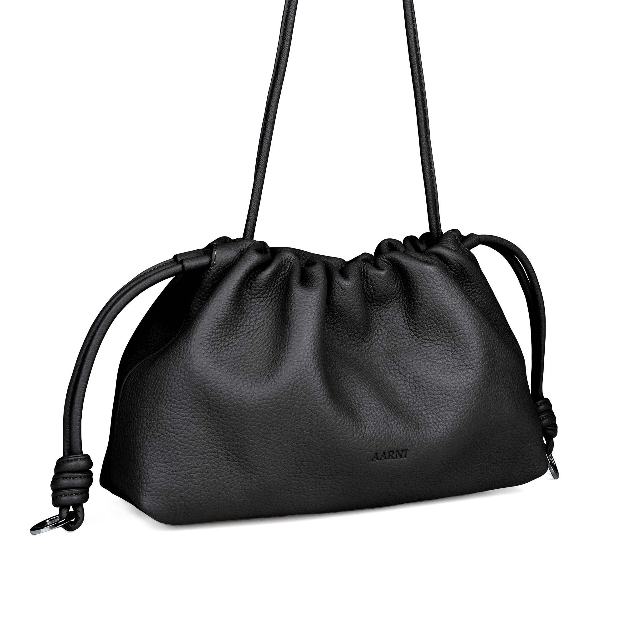 Linne Clutch Bag (Black) - Image 4