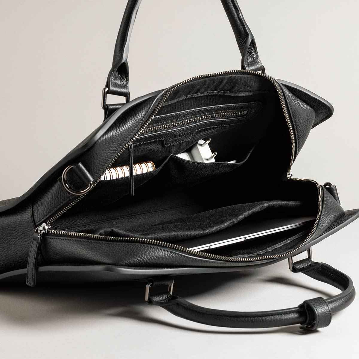Venture Briefcase (Black) - Image 3