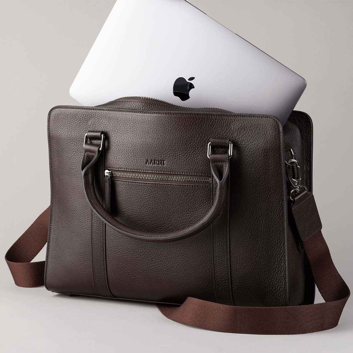 Venture Briefcase (Dark Brown) - Image 5