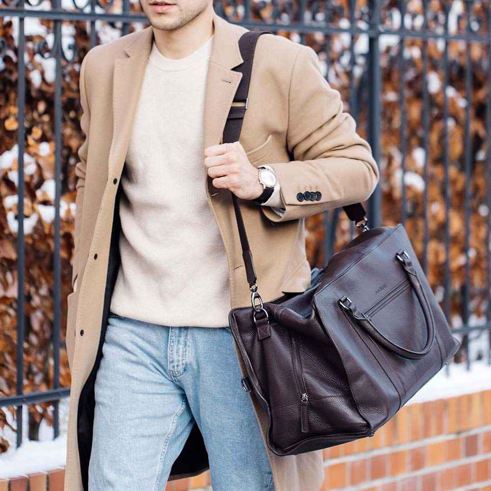Weekend Bag (Dark Brown) - Image 3